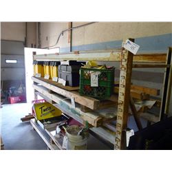 1 SECTION OF PALLET RACKING