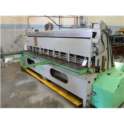 KEETONA SHEER W/10' X 1/4" CAPACITY W/SHADOW LINE, FOOT CONTROL, TRANSFORMER & BACK GAUGE