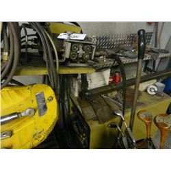 HOBART ARC WELDER W/HOBART 27 WIRE FEEDER & JIB WITH EXTRA POOL OF WIRE