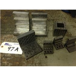 GROUP OF 7 ANGLE PLATES