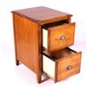 Image 2 : Rustic Style Wooden File Cabinet