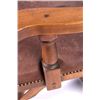 Image 10 : Rustic Wood & Leather Office Swivel Chair