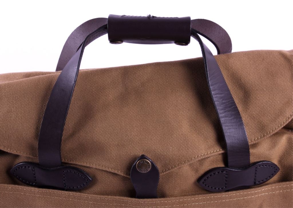 Filson Canvas and Leather Messenger Bag