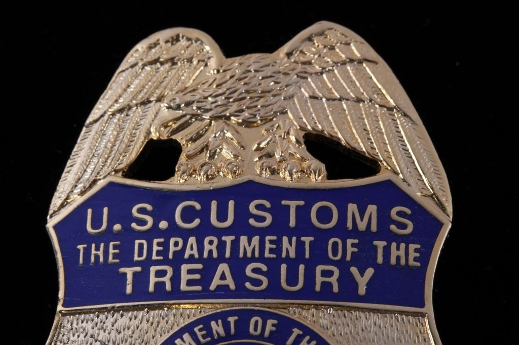 US Customs Special Agent Shield Badge us-customs-special-agent-shield-badge