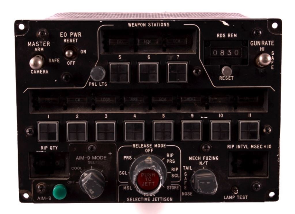 AC-130 Gunship Weapon Station Control Panel