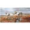 Image 1 : “On The Move” Caribou Print by Artist Van Gilder