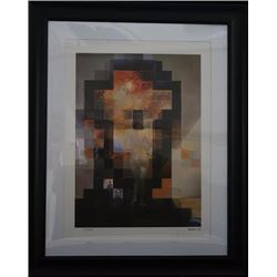 Numbered and Framed Salvador Dali Print