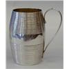 Image 1 : GEORGE III STERLING SILVER MUG, English. London. 1792. Makers: Peter and Ann Bateman. Of ovoid...