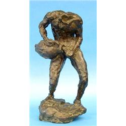 EMILE ANTOINE BOURDELLE (French. 1861-1929), "Headless Figure Pouring From a Jug". Signed with...