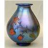 Image 1 : TIFFANY STUDIOS ENAMELED FAVRILE GLASS VASE, American. Circa 1895. Signed L.C. Tiffany Favrile...