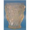 Image 1 : R. LALIQUE MOLDED OPALESCENT GLASS "BACCHANTES" VASE, French. Circa 1928. Engraved R. Lalique....