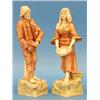 Image 1 : PAIR OF PORCELAIN FIGURES OF MUSICIANS, German. Eichwald. Circa 1910. By B. Bloch & Co. Impress...