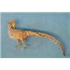 Image 1 : FINE AND RARE ANTIQUE DIAMOND AND RUBY "PHEASANT" BROOCH, The entire body and tail set with old...