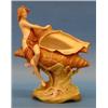 Image 1 : GOOD ROYAL DUX PORCELAIN GROUP, Bohemian. 20th Century. Of a semi-nude maiden seated on a large...