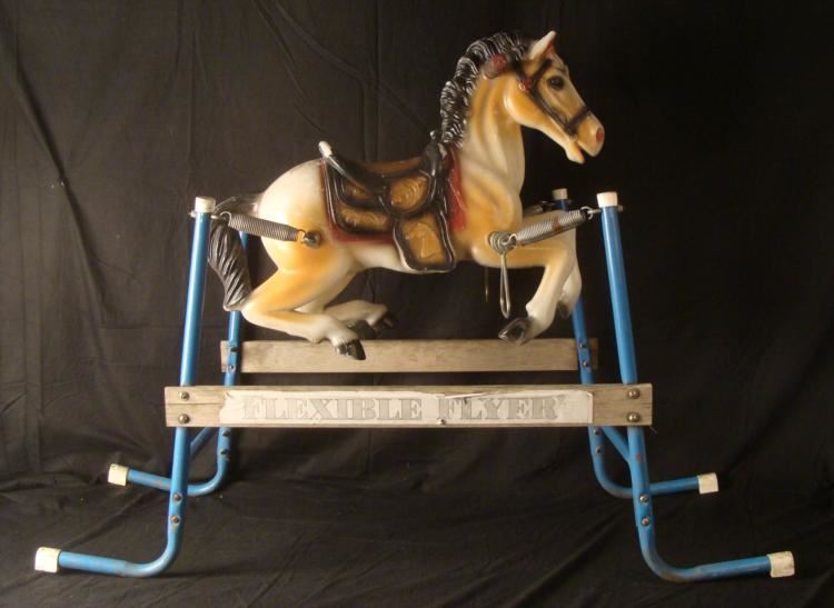 Flexible Flyer Vintage Bouncing Riding Hobby Horse Toy