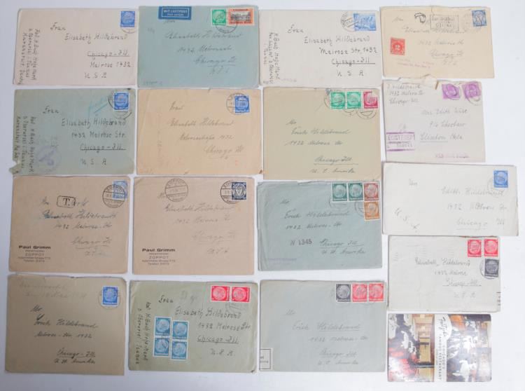 Lot of 17 Authentic Letters from Different WWII Militar