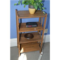 Four tiered what not shelf