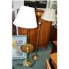 Image 1 : Two pole lamps with shades