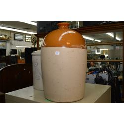 Large W.A. Gray and Sons, Portobello six gallon stoneware jug