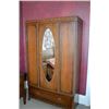 Image 1 : Large single door, single drawer, mirrored wardrobe to match lots 81 and 82, Rm 105