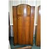 Image 1 : Small mahogany single door wardrobe