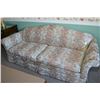 Image 1 : Floral motif full sized sofa bed