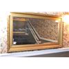 Image 1 : Large gilt framed bevelled mirror 42" X 24"