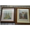 Image 1 : Two framed prints including "Strawberries Scarlet Strawberries"