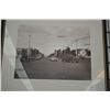 Image 1 : Framed black and white archived picture labelled "124th Street and Jasper Ave. Edmonton, Alberta 195