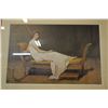 Image 1 : Gilt framed print of a Jacques-Louis David's "Portrait of Madame Recaimer"
