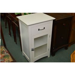 Single drawer and frosted door bathroom cabinet
