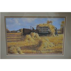 Small framed limited edition hand signed Isabel Levesque print