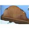 Image 1 : Antique matched grain walnut double sized headboard
