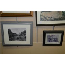 Pair of archive pictures including one of Hudson's Bay and one labelled "Jasper Ave looking West, Ed