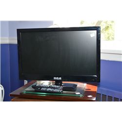 24" RCA flat screen TV and turntable and RCA VCR