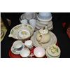 Image 1 : Selection of collectibles including dishware, tea cups and saucers, tea pot, large bowl etc.