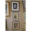 Image 1 : Three framed prints including a romantic walk, listening to the ocean and teatime