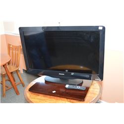 Phillips 32" flat screen TV and turntable