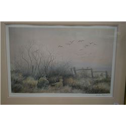 Pair of framed prints including one W. J. Phillips