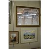 Image 1 : Three framed prints including cityscape, working in the fields and an architectural theme print