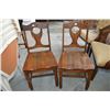 Image 1 : A pair of wooden side chairs