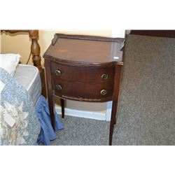 Mid 20th century two drawer night table