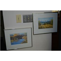Two small framed Isabel Levesque prints