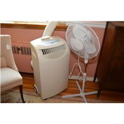 Fedders portable air conditioner and a Homestyles oscillating fan