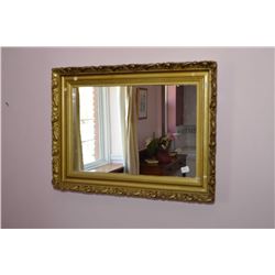 Antique gilt framed wall mirror