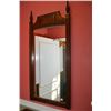 Image 1 : Wood framed wall mirror overall dimensions 48" x 23"