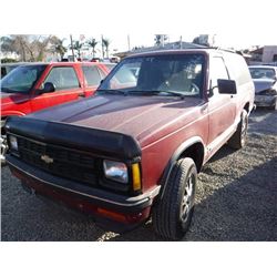 92 Chevrolet S-10 Blazer 2 Dr STD 4WD SUV - OT - DRIVE MC KK