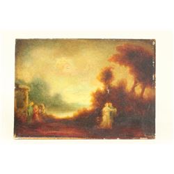 After Bouguereau, Landscape with Figures