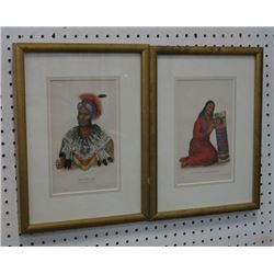 2 Rice, Rutter & Co Hand Colored Lithographs