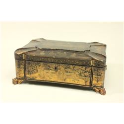 Chinese Export Lacquer Box